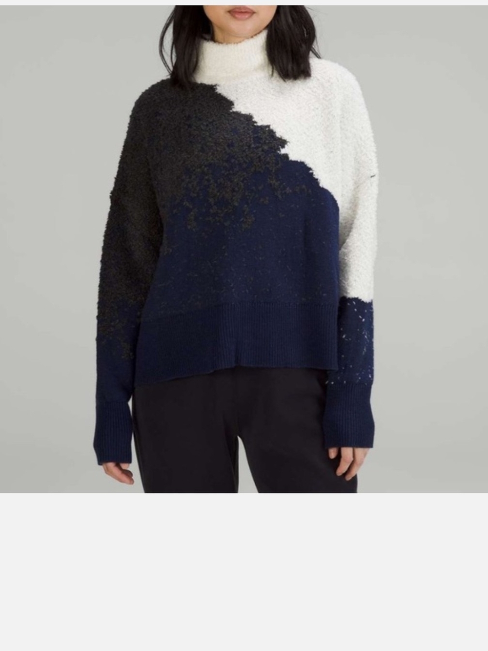 Lululemon Ombre Knit Textured Turtleneck